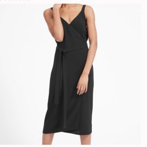 NEW Everlane Japanese go weave black tank dress 16